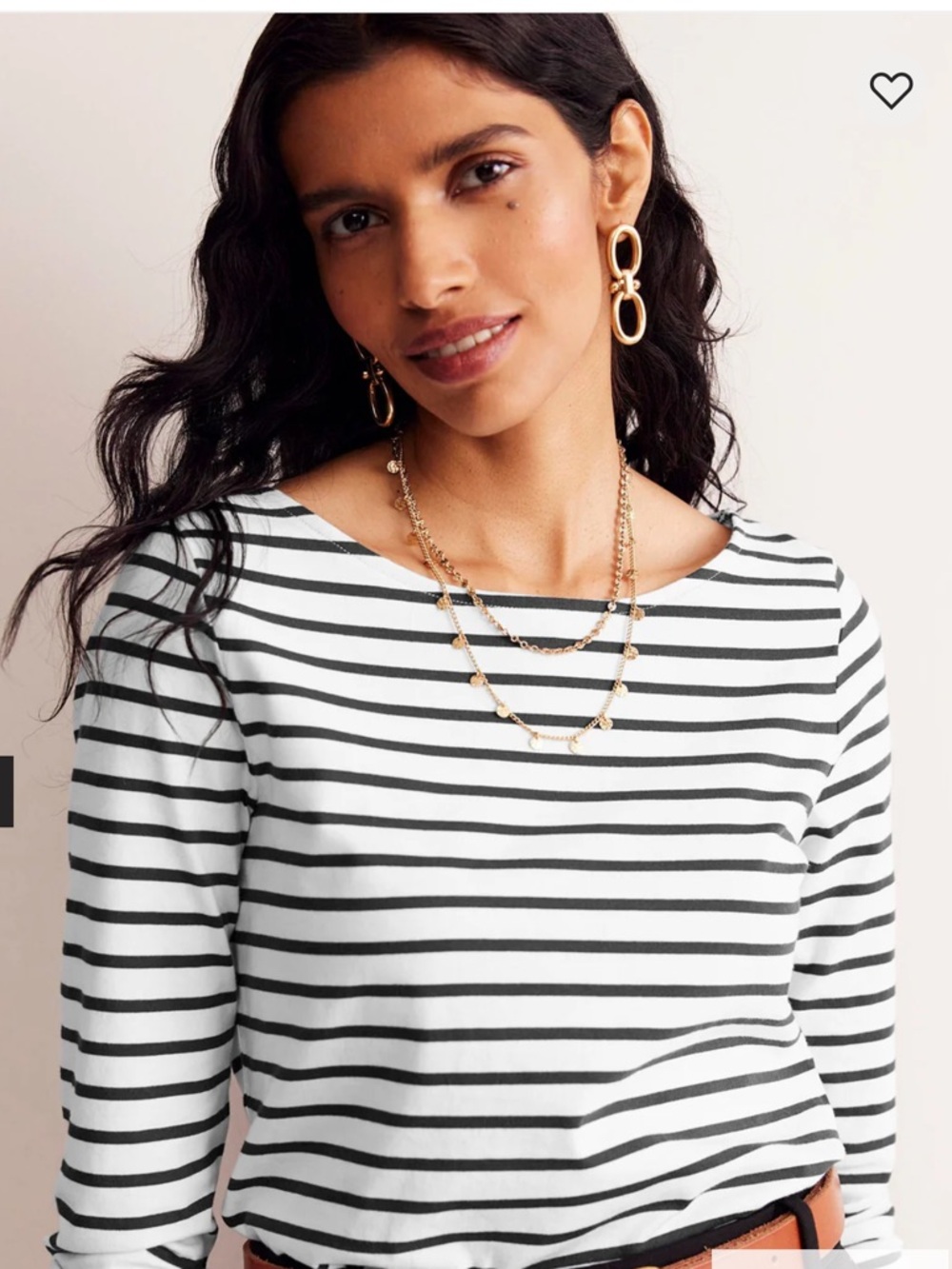 Boden Ella Long Sleeve Breton 8 M